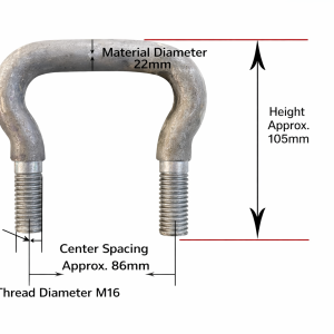 M16*22*86(Increased height)