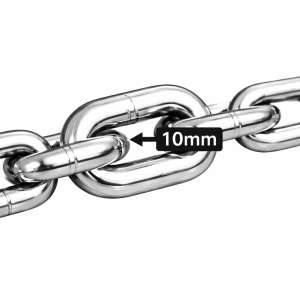 10mm 201 & 304 Stainless Steel （Short） Type Round Link Chain