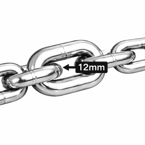 12mm 201 & 304 Stainless Steel （Short） Type Round Link Chain