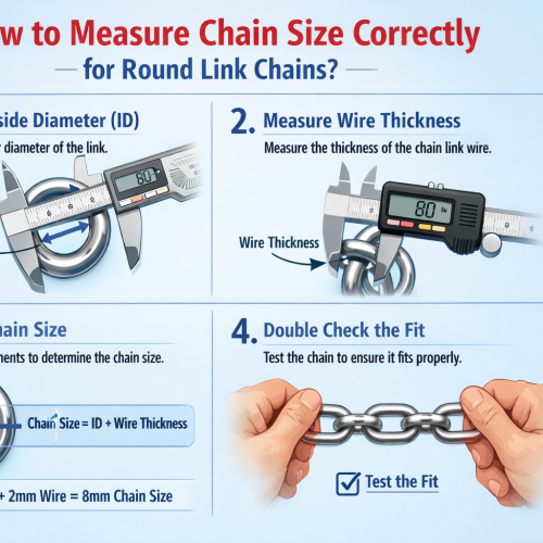 How to Measure Chain Size Correctly for Round Link Chains?